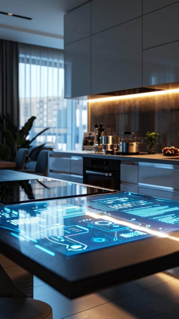 nhà bếp thông minh hiện đại