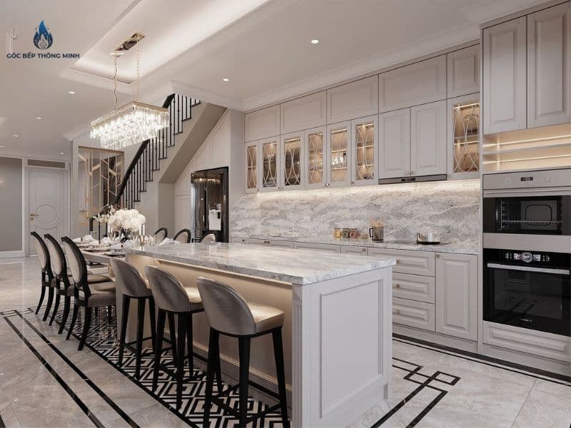 Bếp tân cổ điển thông minh