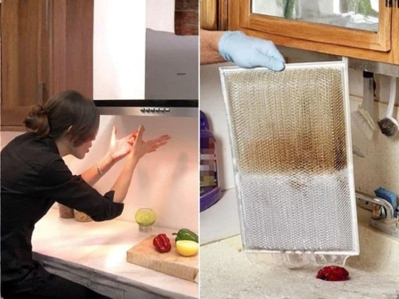 cách làm vệ sinh máy hút mùi