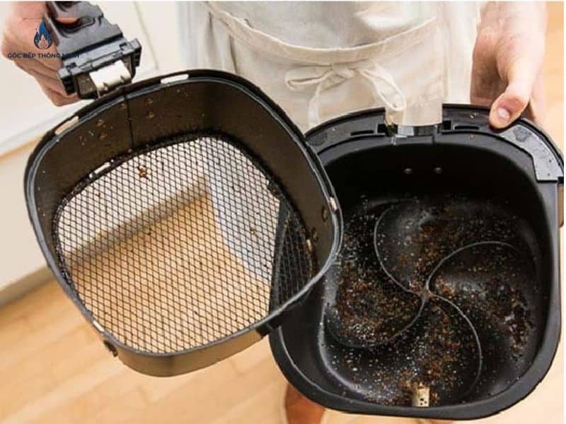 cách khử mùi nồi chiên không dầu
